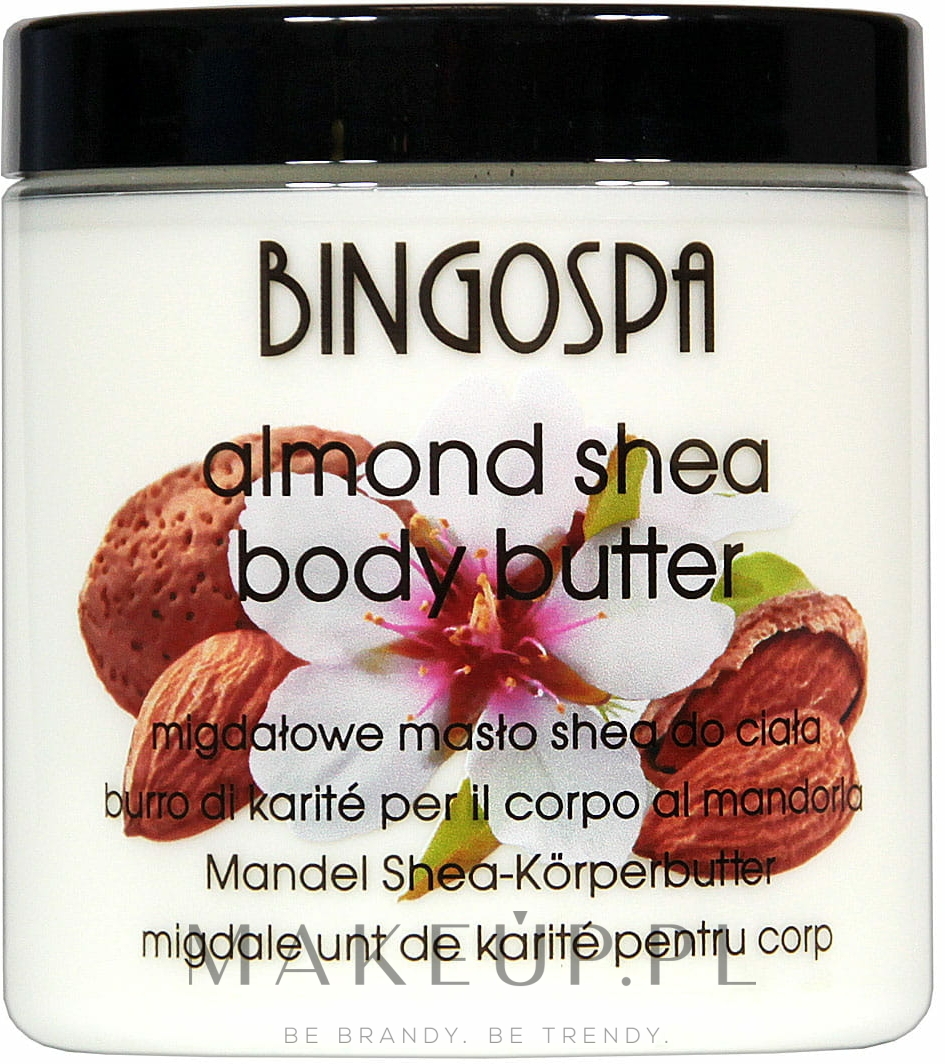 Migdałowe masło shea do ciała - BingoSpa Almond Body Butter Shea — Zdjęcie 250 g