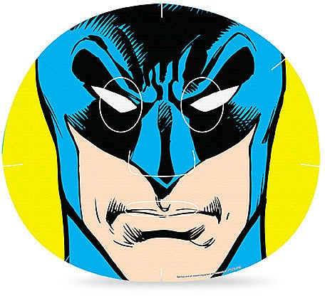 Maseczka w płachcie do twarzy Ekstrakt z czarnej herbaty - Mad Beauty DC This Is A Job For Batman Face Mask — Zdjęcie N2