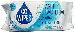 Kup Nawilżające chusteczki z D-pantenolem, 60 szt. - Go Wipes Anti-Bacterial Effect D-Panthenol