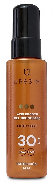 Olejek do opalania - Uresim Tan Accelerator SPF 30 — Zdjęcie N1