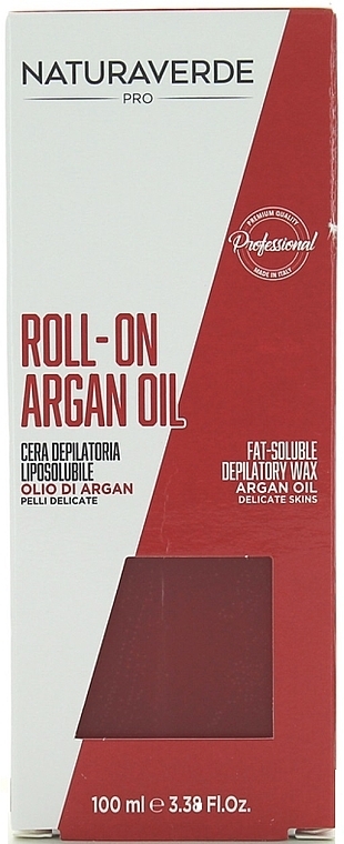 Wosk do depilacji we wkładzie - Naturaverde Pro Argan Oil Roll-On Fat Soluble Depilatory Wax — Zdjęcie N1