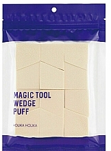 Gąbki do makijażu - Holika Holika Magic Tool Wedge Puff — Zdjęcie N1