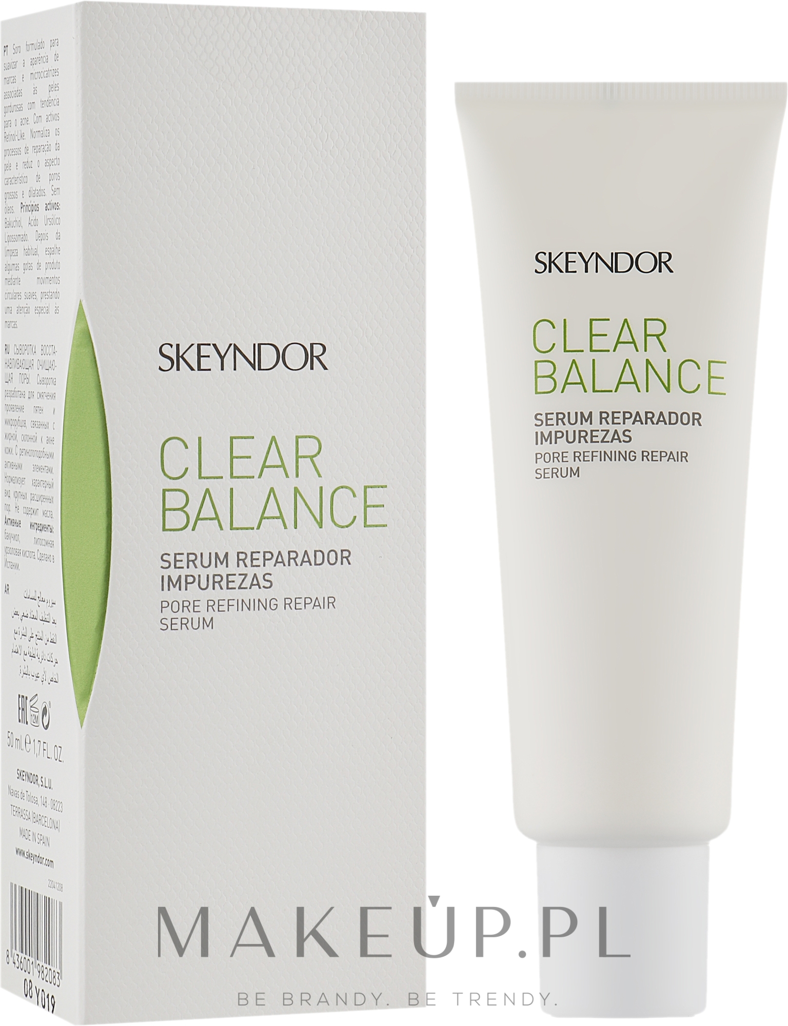 Oczyszczające serum odbudowujące pory - Skeyndor Clear Balance Serum — Zdjęcie 50 ml
