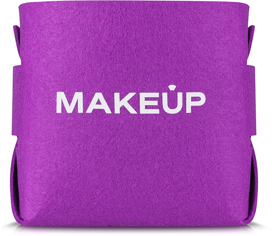 Organizer na kosmetyki do makijażu Beauty Basket, fioletowy - MAKEUP Desk Organizer Violet — Zdjęcie N1