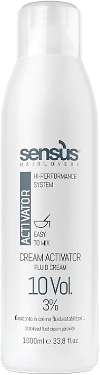 3% aktywator w kremie - Sensus Cream Activator 10 Vol — Zdjęcie N1