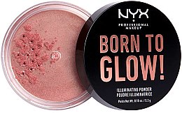 Rozświetlający puder do twarzy i ciała - NYX Professional Makeup Born To Glow Illuminating Powder — Zdjęcie N1