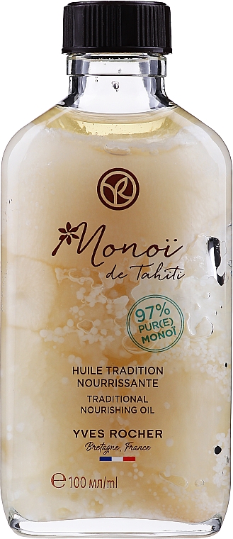 Olejek do ciała i włosów - Yves Rocher Monoi Traditional Nourishing Oil — Zdjęcie N1