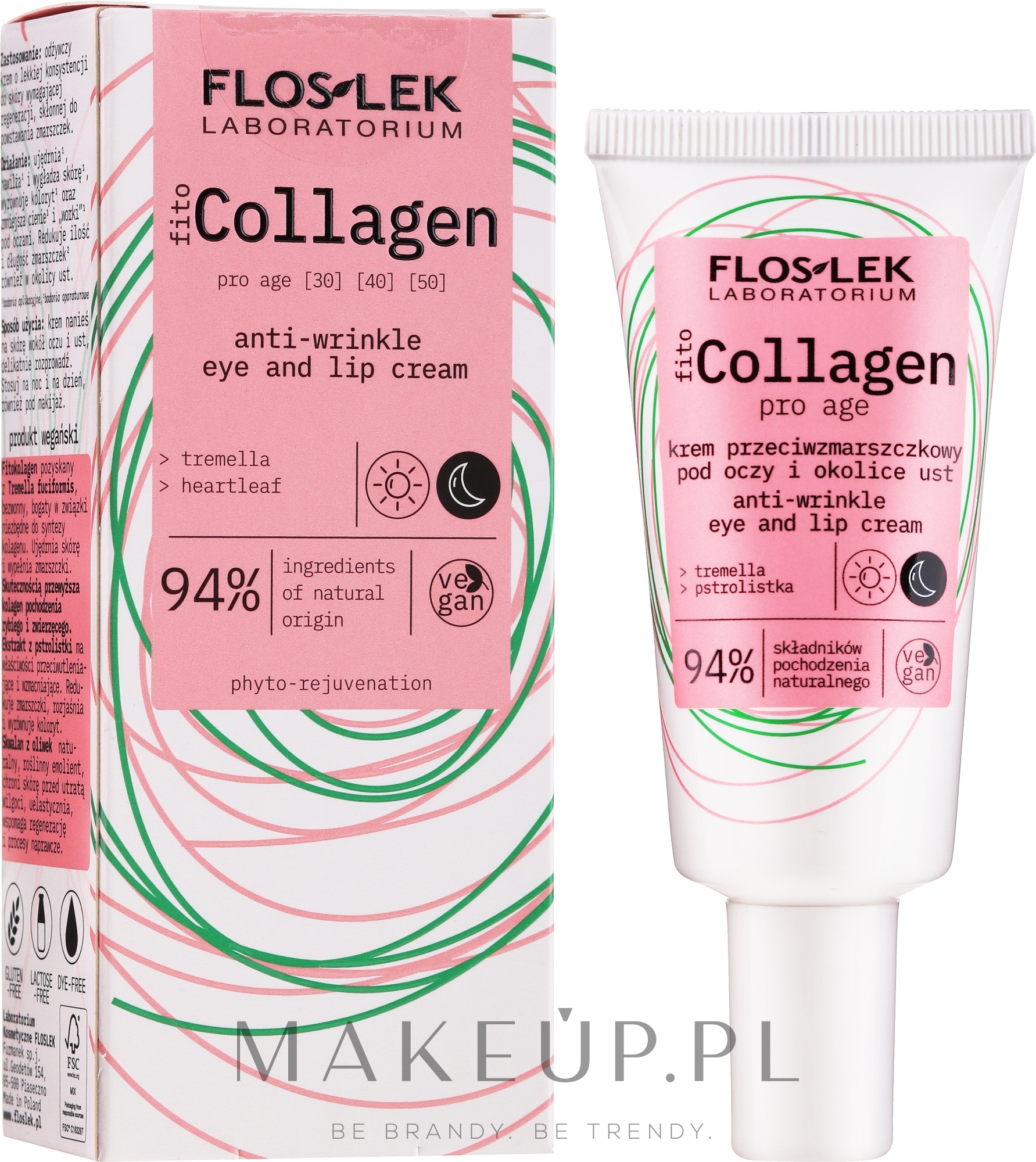 Krem pod oczy z fitokolagenem - Floslek Pro Age Eye Cream With Phytocollagen — Zdjęcie 30 ml