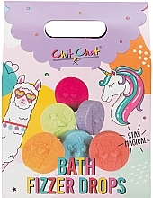 PRZECENA! Zestaw kul do kąpieli z bąbelkami, 6 szt. - Chit Chat Bath Fizzer Drops Gift Set * — Zdjęcie N1