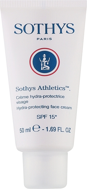Krem do twarzy nawilżający i ochronny - Sothys Athletics Hydra-Protecting Face Cream SPF 15 — Zdjęcie N1
