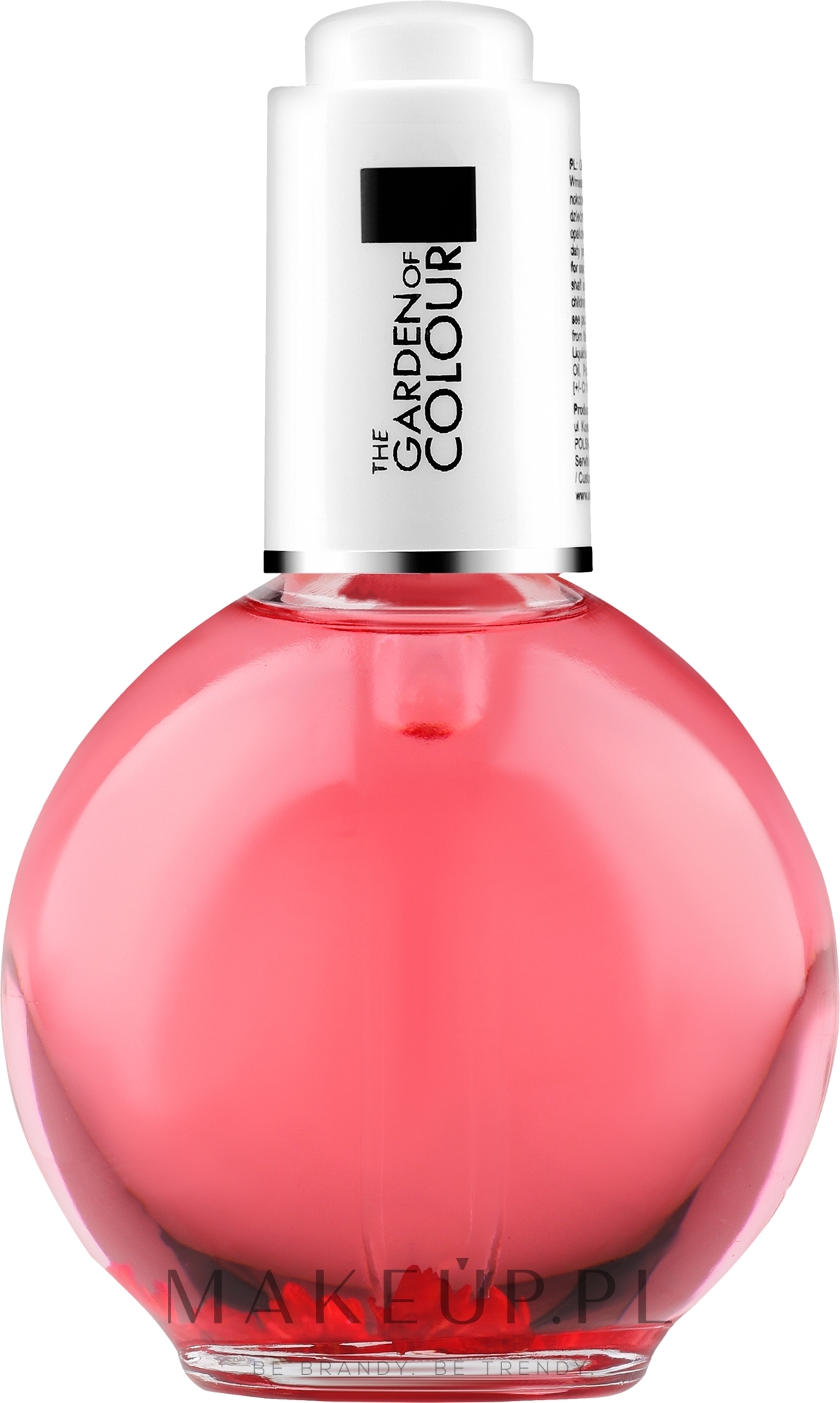 Olejek do paznokci i skórek z kwiatami - Silcare Cuticle Oil Raspberry Light Pink — Zdjęcie 75 ml