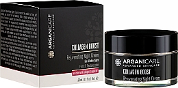 Kup Odmładzający krem do twarzy na noc - Arganicare Collagen Boost Rejuvenating Night Cream