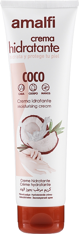 Nawilżający krem do rąk Kokos - Amalfi Crema Hidratante Coco — Zdjęcie N1