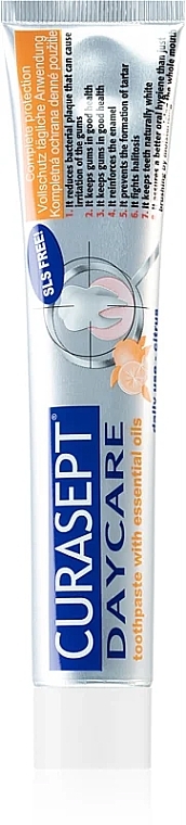 Pasta do zębów Cytrusowa - Curaprox Curasept Daycare Citrus Toothpaste with Essentials Oils — Zdjęcie N1