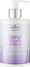 Perfumowany krem do rąk i ciała - Farmona Professional Perfume Hand&Body Cream Glamour — Zdjęcie N1