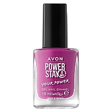 Lakier do paznokci o żelowej formule - Avon Power Stay 8 Days Your Power Gel Nail Enamel — Zdjęcie N1