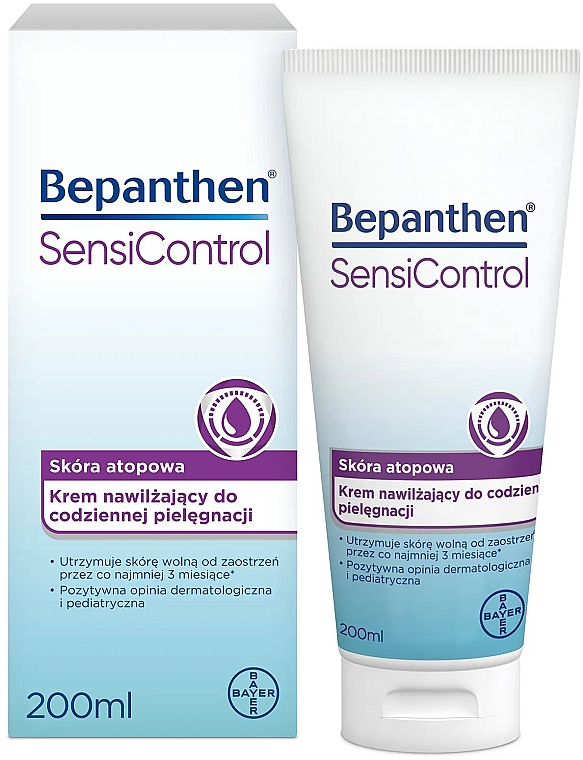 Krem nawilżający do skóry atopowej - Bepanthen SensiControl Cream — Zdjęcie N1