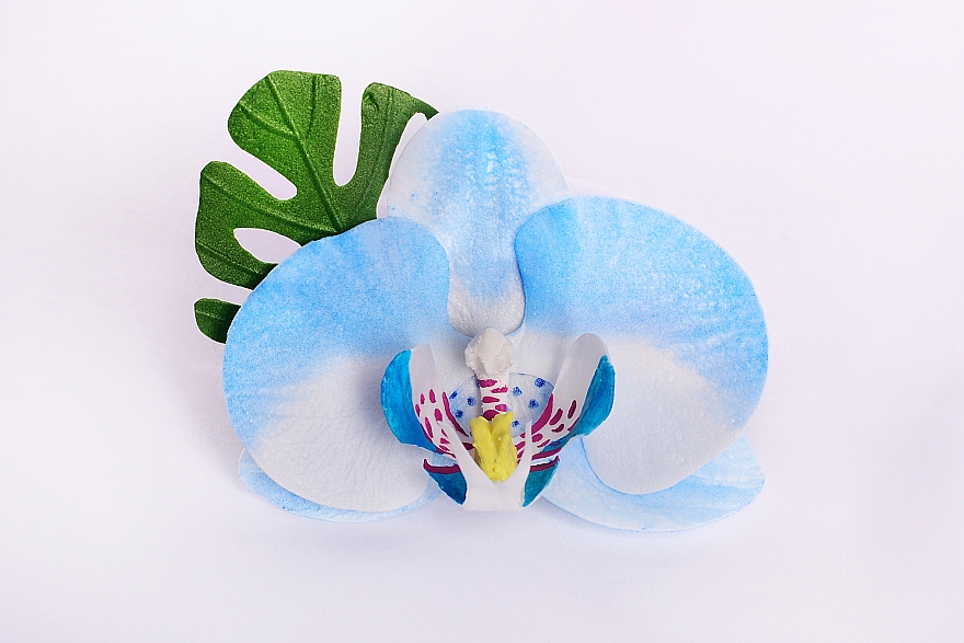 Gumka do włosów Niebieska orchidea - Katya Snezhkova — Zdjęcie N1