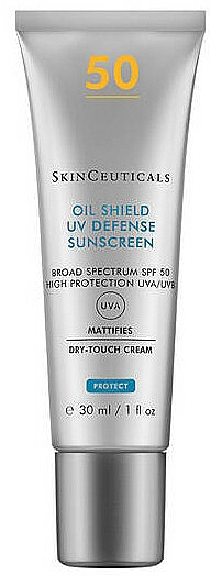 Barierowy krem ochronny do twarzy SPF50 - SkinCeuticals Oil Shield UV Defense SPF 50