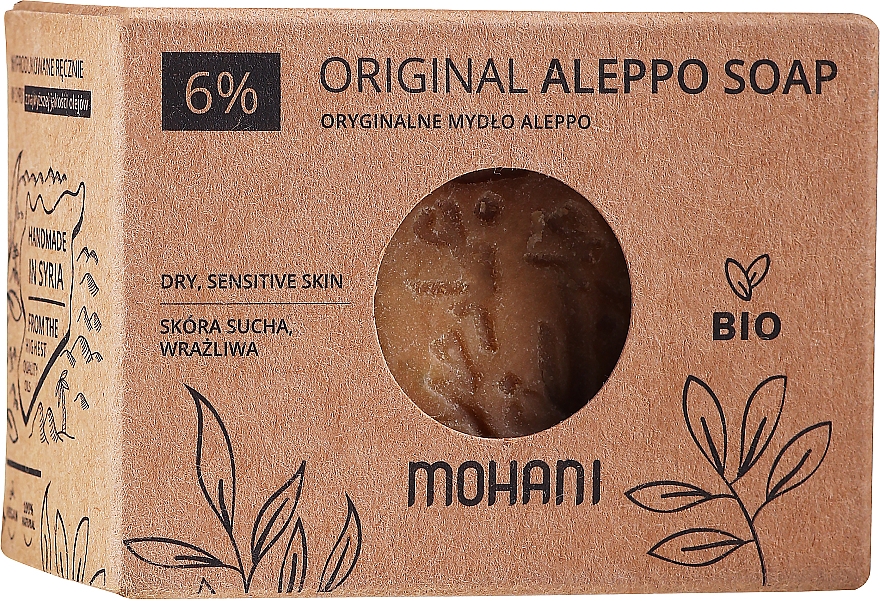 Biomydło Aleppo, 6 % - Mohani  — Zdjęcie N1