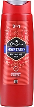 Kup Żel pod prysznic i szampon 2 w 1 dla mężczyzn - Old Spice Captain Shower Gel + Shampoo