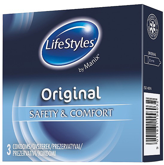 Prezerwatywy, 3 szt. - LifeStyles Original — Zdjęcie N1