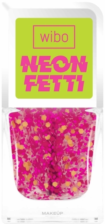 Lakier do paznokci - Wibo Neon Fetti Nail Polish — Zdjęcie 01