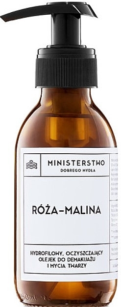 Hydrofilowy olejek do mycia i demakijażu Róża-Malina - Ministerstwo Dobrego Mydła — Zdjęcie N1