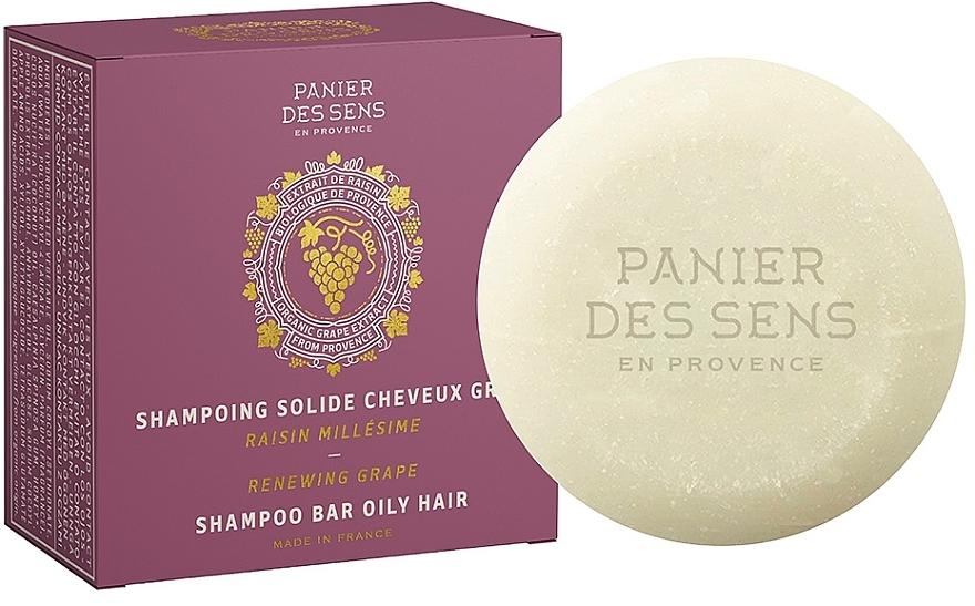 Szampon w kostce Winogrona - Panier Des Sens Shampoo Bar — Zdjęcie N1