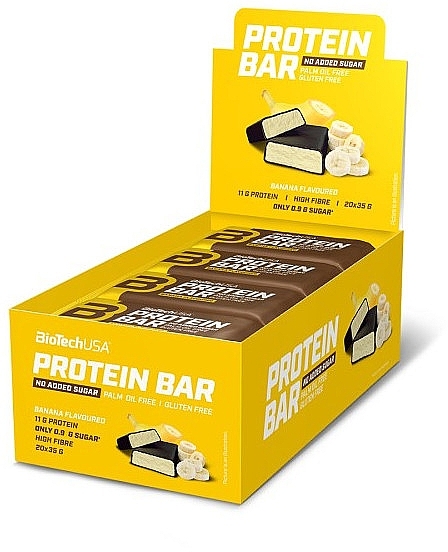 Baton białkowy Banan - BioTechUSA Protein Bar Banana — Zdjęcie N1