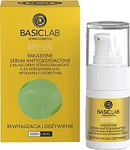 Emulsyjne serum antyoksydacyjne - BasicLab Dermocosmetics Esteticus Face Serum 6% Ascorbyl Tetraisopalmitate — Zdjęcie N1