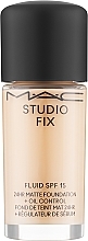 Matujący podkład do twarzy - MAC Studio Fix Fluid SPF15 24HR Matte Foundation (mini) — Zdjęcie N1