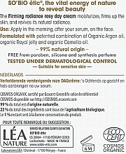 Ujędrniający krem różany na dzień z BIO olejem arganowym - So'Bio Etic Firming Day Cream  — Zdjęcie N3