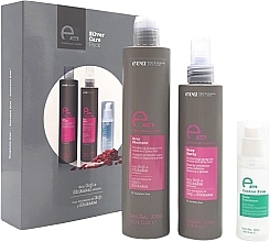 Kup Zestaw do włosów siwych (shmp 300 ml + spray 200 ml + serum 50 ml) - Eva Professional E-line Blonde 
