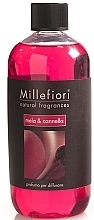 Wypełnienie do dyfuzora zapachowego Jabłko cynamon - Millefiori Milano Natural Apple & Cinnamon Diffuser Refill — Zdjęcie N2