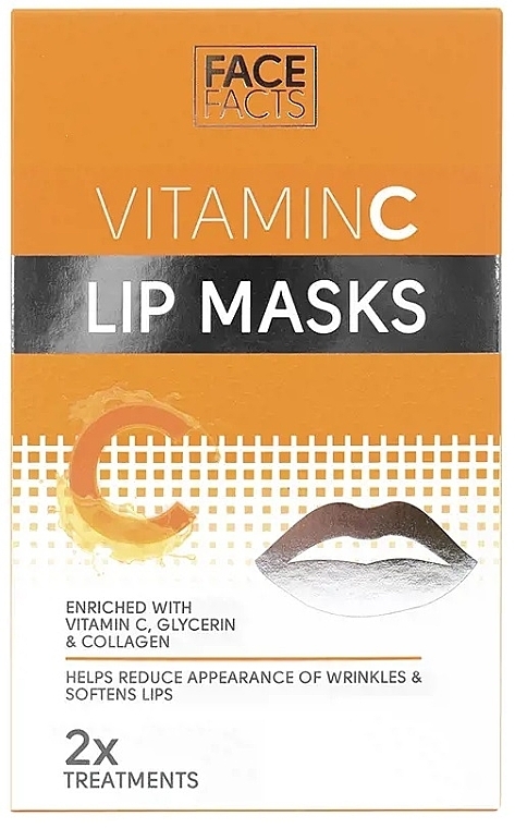 Żelowa maska do ust z witaminą C - Face Facts Vitamin C Lip Masks — Zdjęcie N1