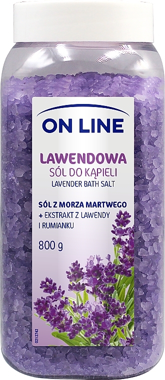 Lawendowa sól do kąpieli Odprężenie - On Line — Zdjęcie N1