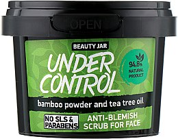 Kup Scrub do twarzy przeciw wypryskom z olejem z drzewa herbacianego i proszkiem bambusowym - Beauty Jar Under Control Anti-Blemish Scrub Bamboo Powder And Tea Tree Oil