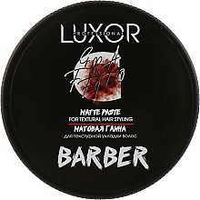 Kup Utrwalająca matowa glinka do stylizacji włosów - Luxor Professional Scalp Barber Matte Paste For Textural Hair Styling 