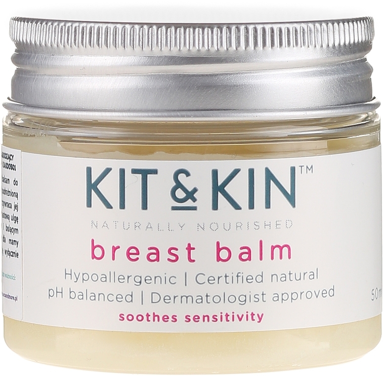 PRZECENA! Naturalny balsam do biustu - Kit & Kin Natural Breast Balm * — Zdjęcie N1