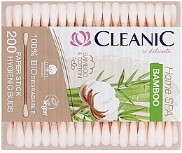 Patyczki higieniczne, bawełniane, „Bamboo” - Cleanic Home SPA Bamboo Paper Stick — Zdjęcie N1