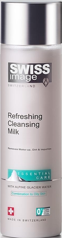 Mleczko do twarzy - Swiss Image Essential Care Refreshing Cleansing Milk — Zdjęcie N1