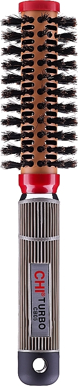 Okrągła szczotka do włosów z naturalnym włosiem - CHI Ceramic Round Boar Brush — Zdjęcie N1