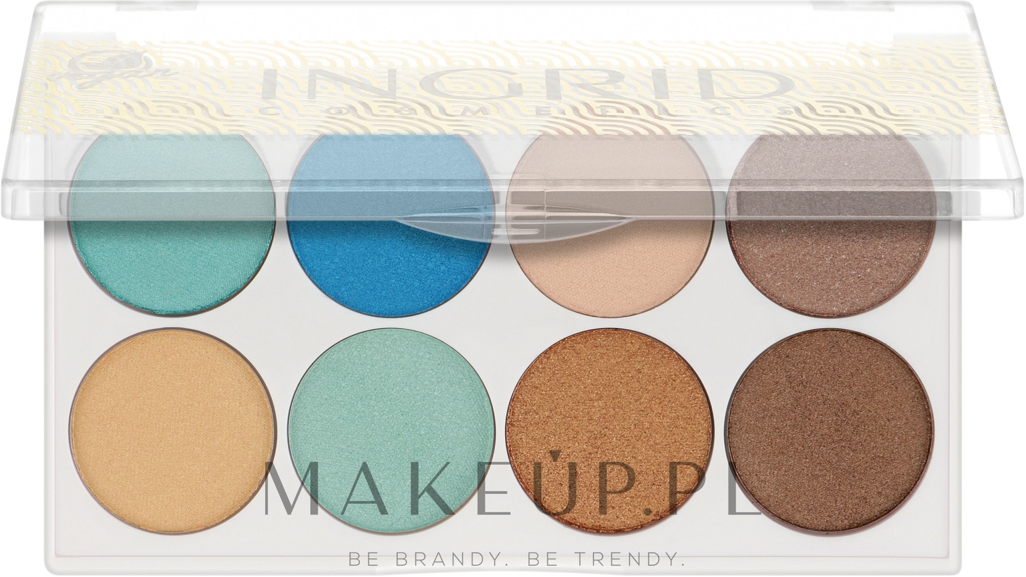 Paletka cieni do powiek - Ingrid Cosmetics Bali Eyeshadows Palette — Zdjęcie Blue Lagoon
