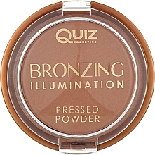 Puder brązujący do twarzy - Quiz Cosmetics Bronzing Illumination Powder — Zdjęcie N2