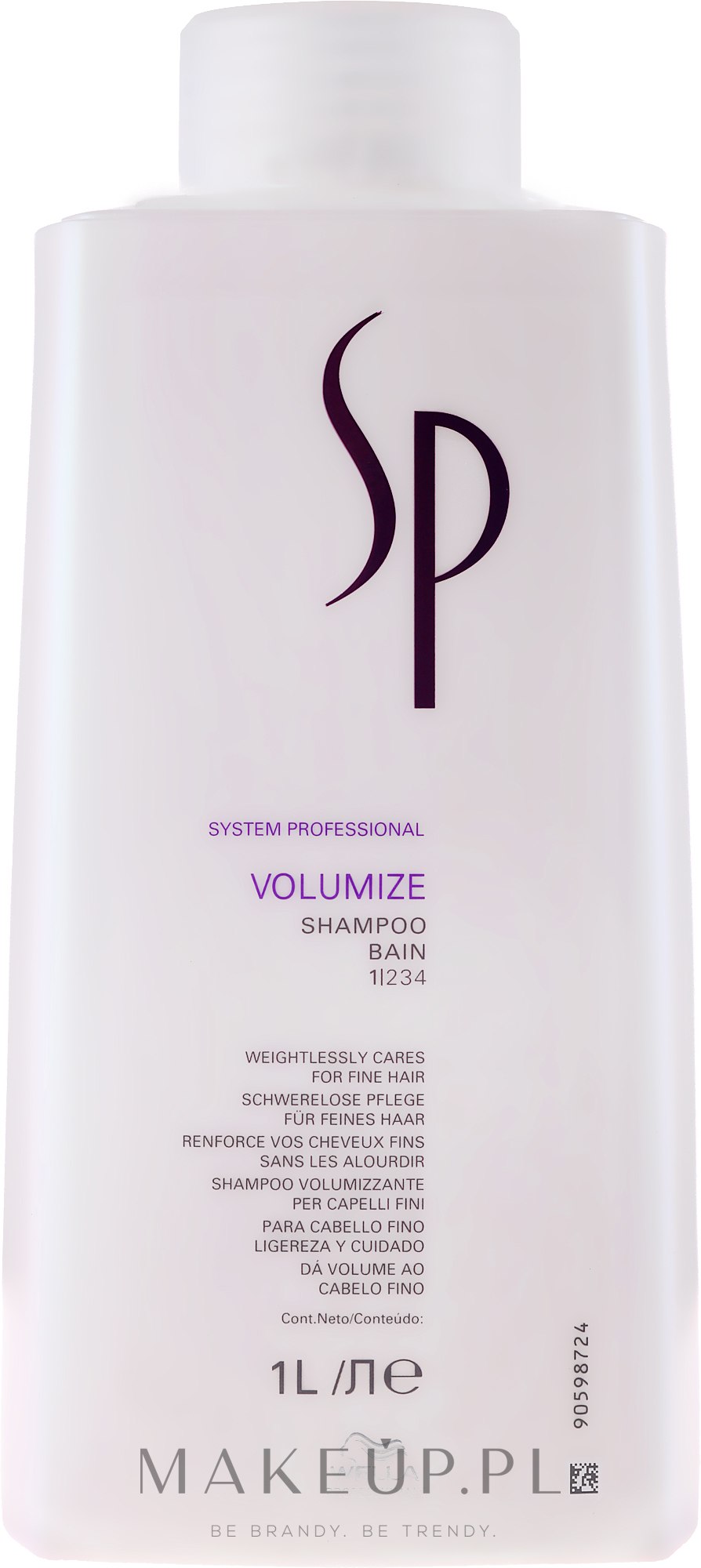 Szampon do włosów dodający objętości - Wella SP Volumize Shampoo — Zdjęcie 1000 ml
