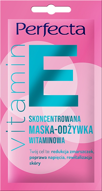 Skoncentrowana maseczka do twarzy z witaminą E - Perfecta Vitamin E — Zdjęcie N1