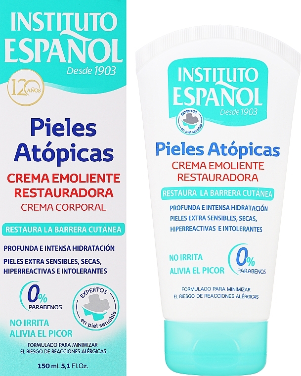 Krem-emulsja dla skóry atopowej - Instituto Espanol Atopic Skin Restoring Emollient Cream — Zdjęcie N2