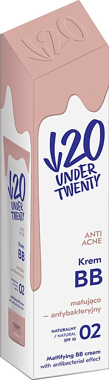 Matująco-antybakteryjny krem BB - Under Twenty Anti Acne Mattifying BB Cream — Zdjęcie N3