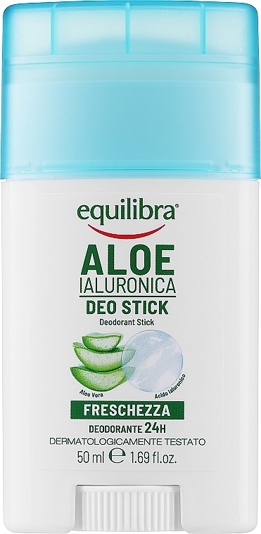 Aloesowy dezodorant w sztyfcie - Equilibra Aloe Deo Stick — Zdjęcie N1